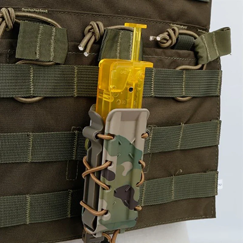 ERQYGRA-bolsa táctica Alien para revistas Mag 9MM 45PAC, accesorios para sistema Molle, funda para caza, tiro al aire libre, hebilla de cinturón deportivo - imagen 2