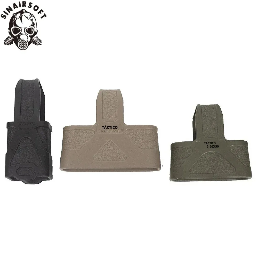 SINAIRSOFT Funda de goma para caza 7,62 5,56 9mm cubierta de revista rápida para M4 M16 AR15 AK Glock 17 M9 - imagen 3