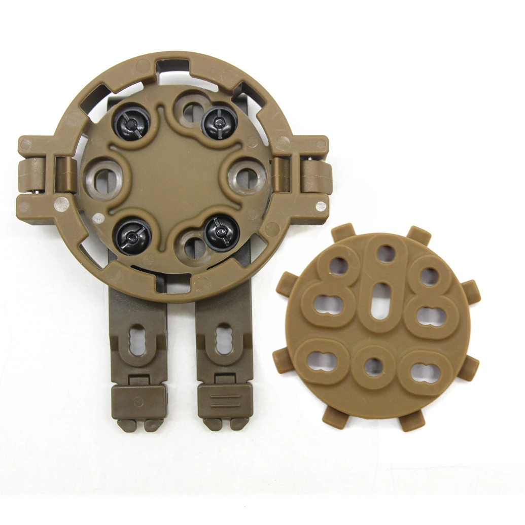 Funda para pistola Molle, Kit de desconexión rápida, adaptador de funda para pistola de caza, adaptador de plataforma de ángulos de 360 grados para G 17 19 22 23 - imagen 5