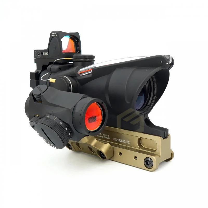 Adaptador óptico compensado RM06 FAST COG Mount T02Red Dot Sight Base Set para TA31 TA11 Airsoft Wargame caza aluminio - imagen 2