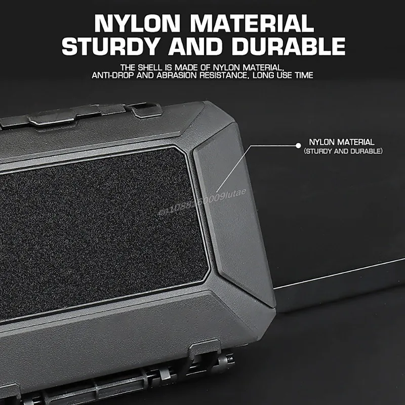 Estuche táctico, caja de equipo instantáneo para chaleco Airsoft, bolsa MOLLE, caja de herramientas protectora impermeable, caja de herramientas de almacenamiento para caza al aire libre - imagen 3