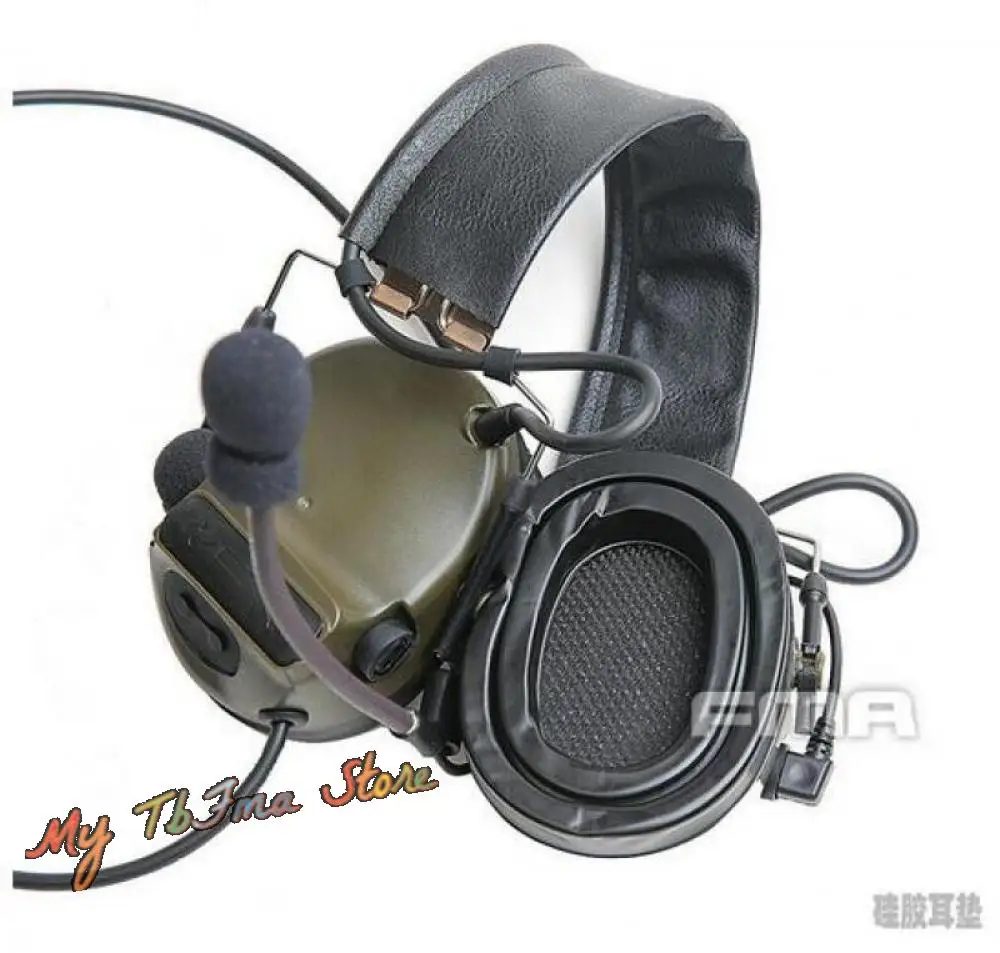 Almohadilla de silicona de Gel de repuesto FMA para auriculares tácticos, reducción de ruido, pastilla Amp, nuevo - imagen 5