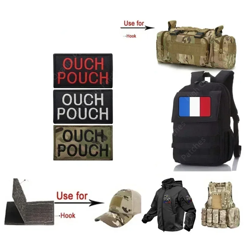 Citas inspiradoras en inglés, parches de gancho y bucle de tela bordada, mochila, insignia de moral táctica, apliques para chaqueta, bolsa vaquera - imagen 4