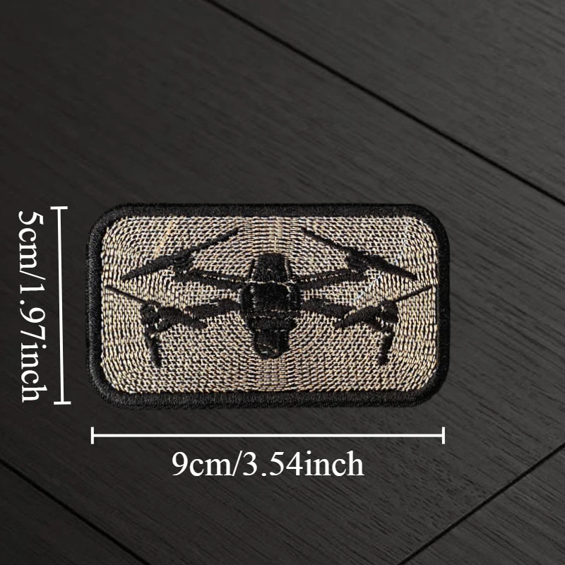 Parches para drones, tácticas militares, insignias de moral, gancho y bucle bordados, mochila, ropa, pegatinas decorativas, brazaletes - imagen 2