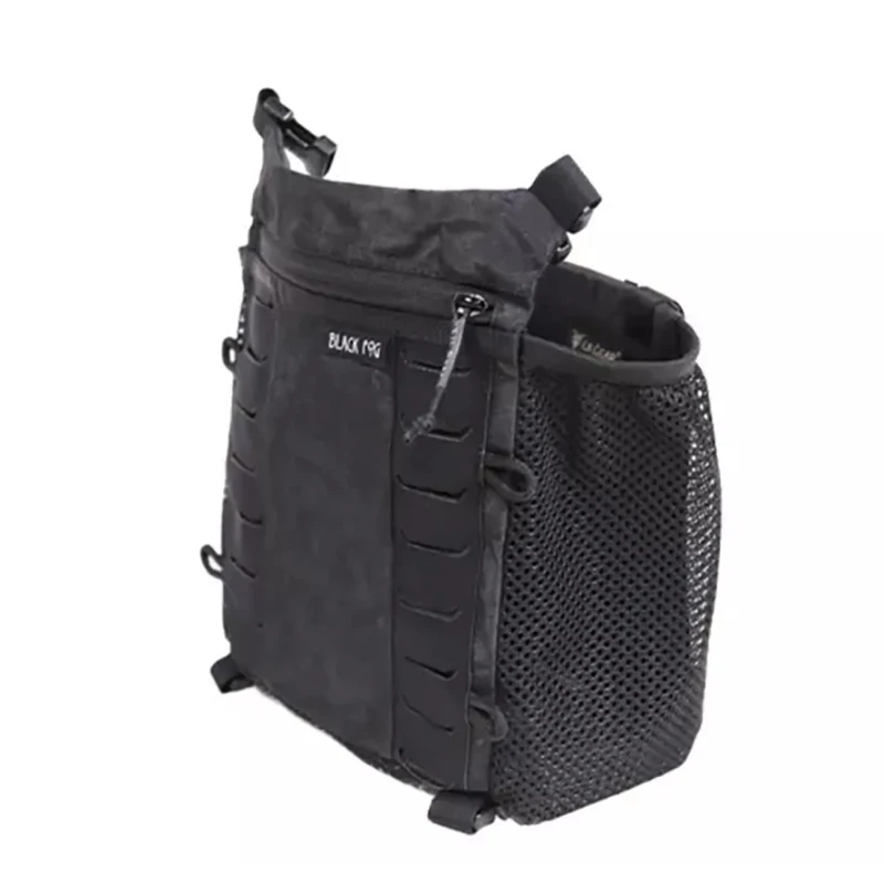 Nuevo Bolsa táctica de almacenamiento para casco con canguro, con accesorio externo para mochilas