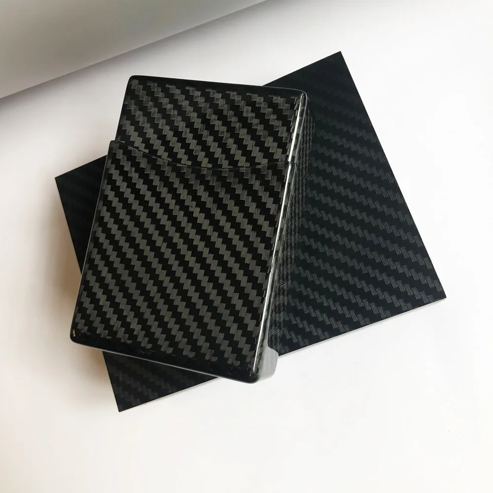 Estuche para cigarrillos fibra de carbono rígido y fino - imagen 3
