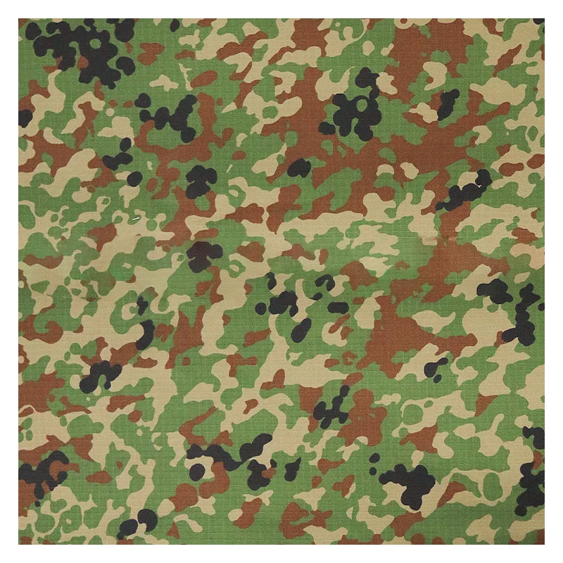 Tela antiinfrarrojos IRR a cuadros de nailon y algodón para traje táctico de rana Japón JSDF Jieitai Dots camuflaje 500D 1000D tela de nailon - imagen 5