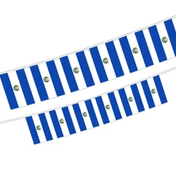 Bandera militar El Salvador – Banderín identificativo táctico