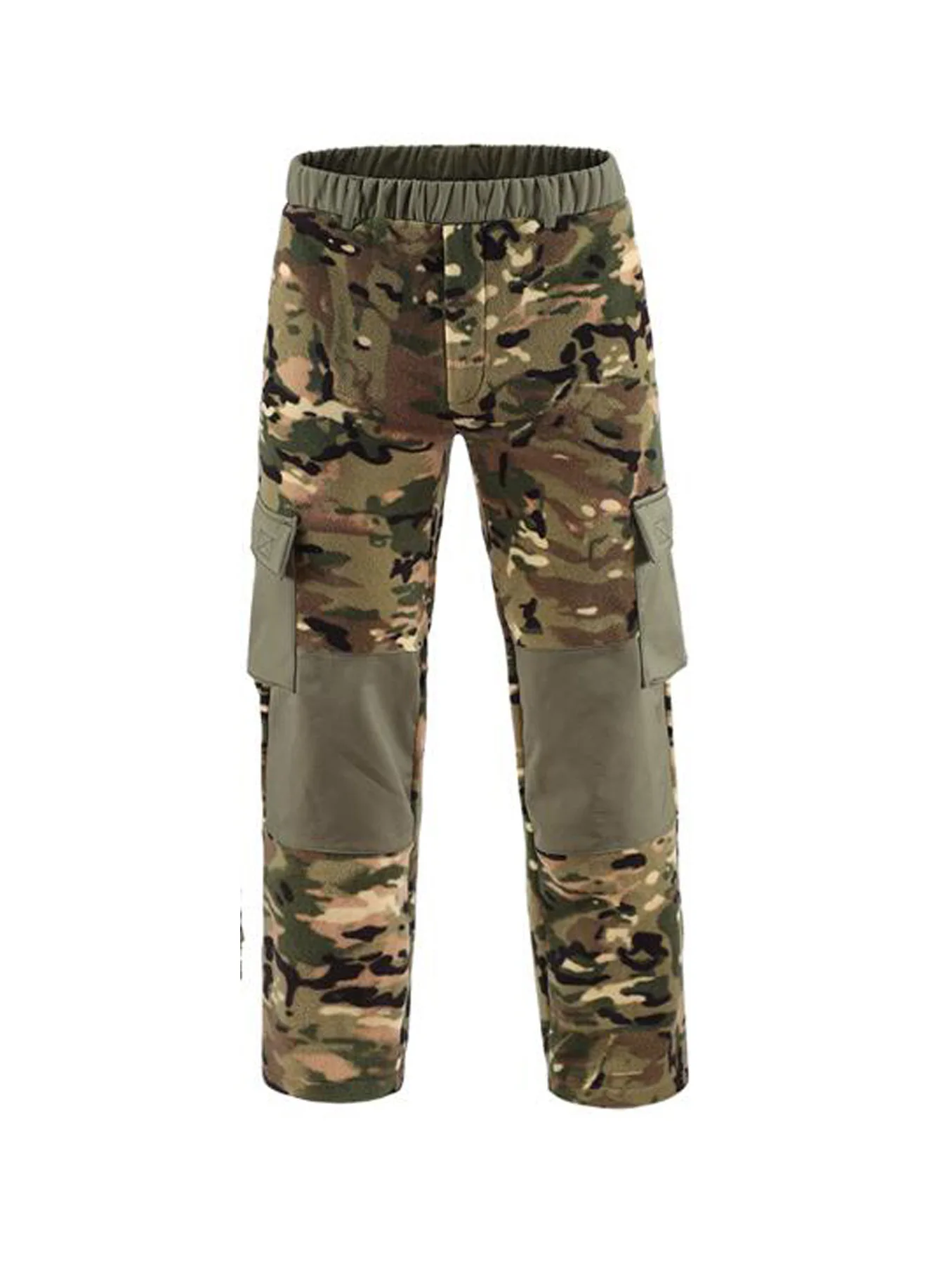 Pantalón táctico camuflaje – Lana térmica invierno hombre - imagen 2