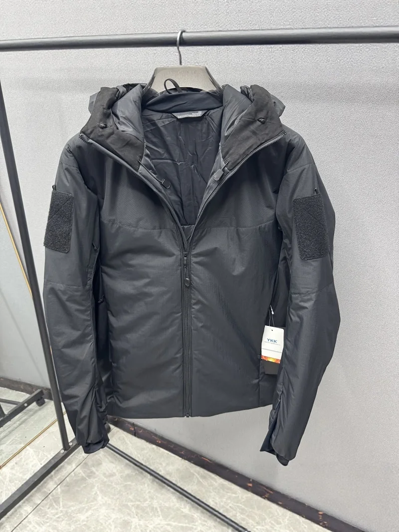 Abrigo de algodón ligero con capucha transpirable y resistente al viento al aire libre - imagen 4