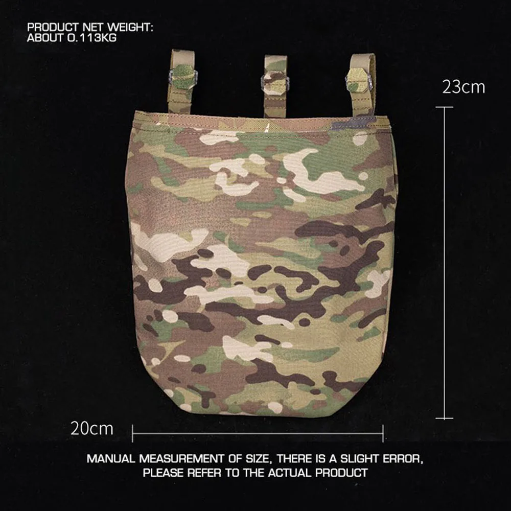 Bolsa táctica plegable de reciclaje para Airsoft, bolsa de reciclaje para revistas, para caza al aire libre, Camping, utilitario Molle - imagen 5