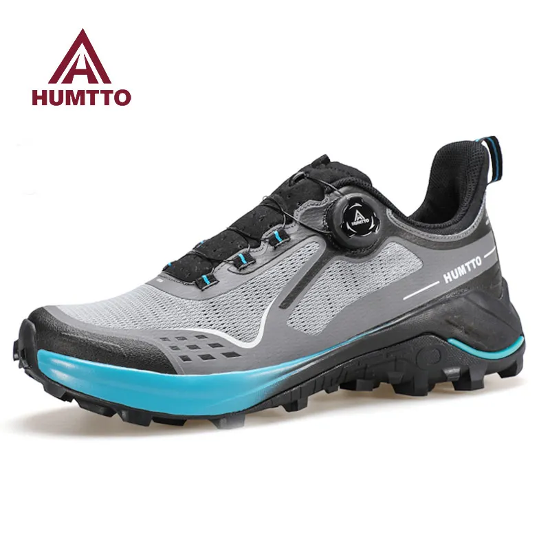 Zapatos de senderismo HUMTTO para hombre, zapatillas todoterreno ligeras antideslizantes para exteriores, zapatos deportivos para mujer, zapatos de trekking, zapatos informales hasta el tobillo para escalar - imagen 2