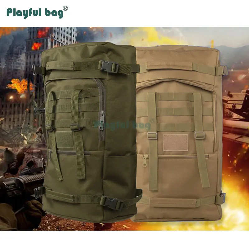 Mochila táctica multiusos de 50L, bolsa de equipaje de gran capacidad, bolso de mensajero para hombre al aire libre AVA66 - imagen 5