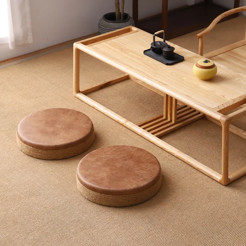 Cojín de futón japonés para Ceremonia de té, tatami, cojín de futón de arroz, balcón del hogar, sala de té, piso, sala de estar - imagen 3