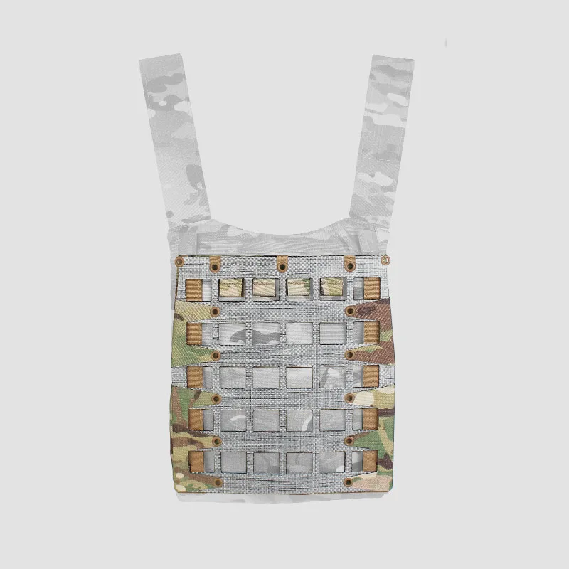 Tablero táctico Molle con cremallera trasera para chaleco FCPC V5, tablero en T de 8 capas BP11 - imagen 4