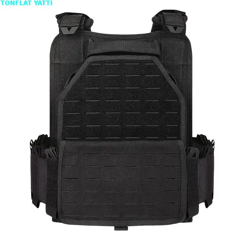 Chaleco de entrenamiento Molle ligero, 1000d, impermeable, resistente a la abrasión, resistente al desgarro, para exteriores - imagen 4