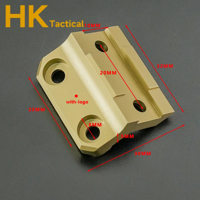 Equipo táctico Airsoft linterna montaje compensado M300 M600 PlhV2 montaje de luz de explorador en línea compatible con luces MLOK Weapo accesorios de caza - imagen 3