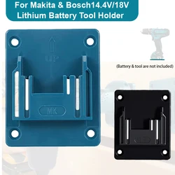 El más nuevo soporte de herramientas eléctricas de montaje en pared de 1/5/10 Uds para Bosch & Makita 18V montaje en pared soporte de batería de almacenamiento fijación