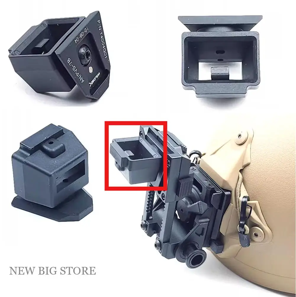 Dispositivo táctico de visión nocturna, adaptador de zapata de cola de milano con montaje en tarjeta triangular de cola de golondrina para transferencia PVS31A BNVS /NVG10 NVG30/PVS-7B - imagen 3