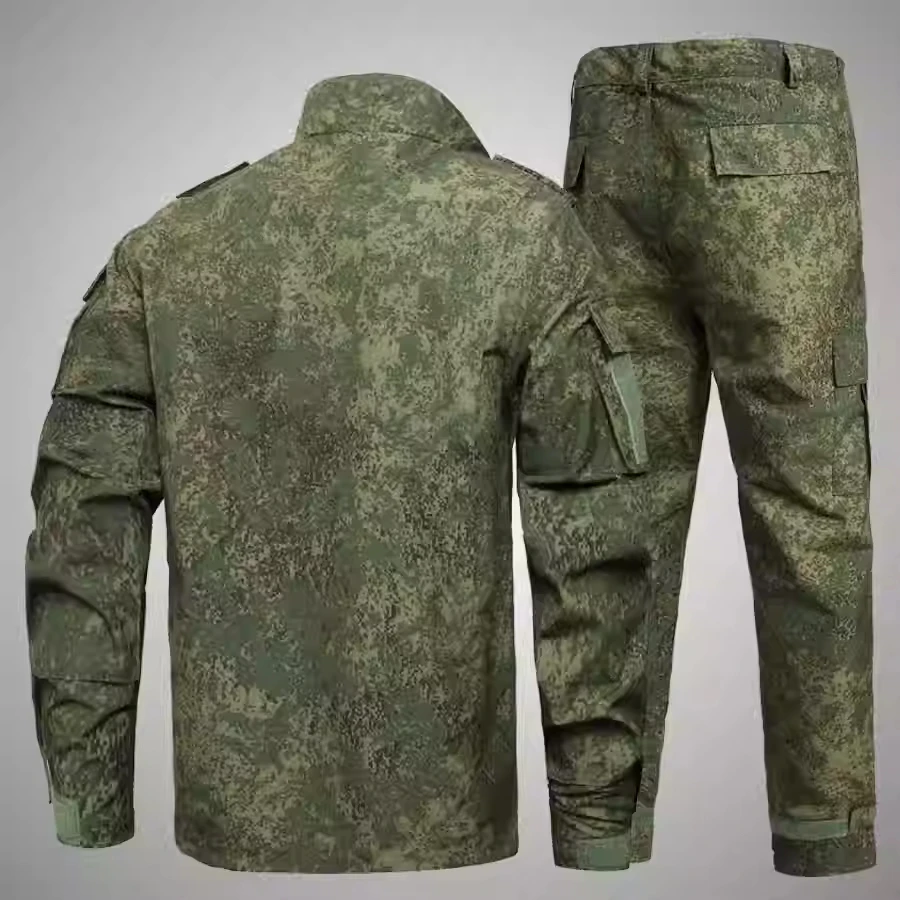Traje de combate táctico, traje de camuflaje ruso, ropa de entrenamiento, uniforme, chaqueta y pantalón de carga resistentes al desgaste de talla grande - imagen 5