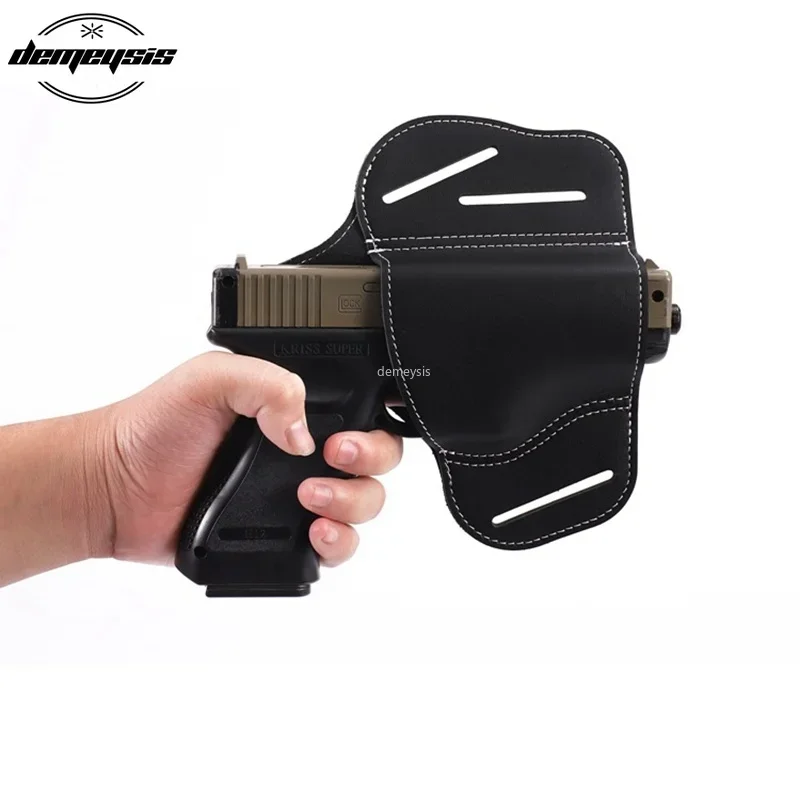Funda para pistola con cinturón de transporte oculto táctico de mano derecha para Glock 17 19 22 23 43 Sig Sauer P226 P229 Ruger para Beretta 92 M92 - imagen 2