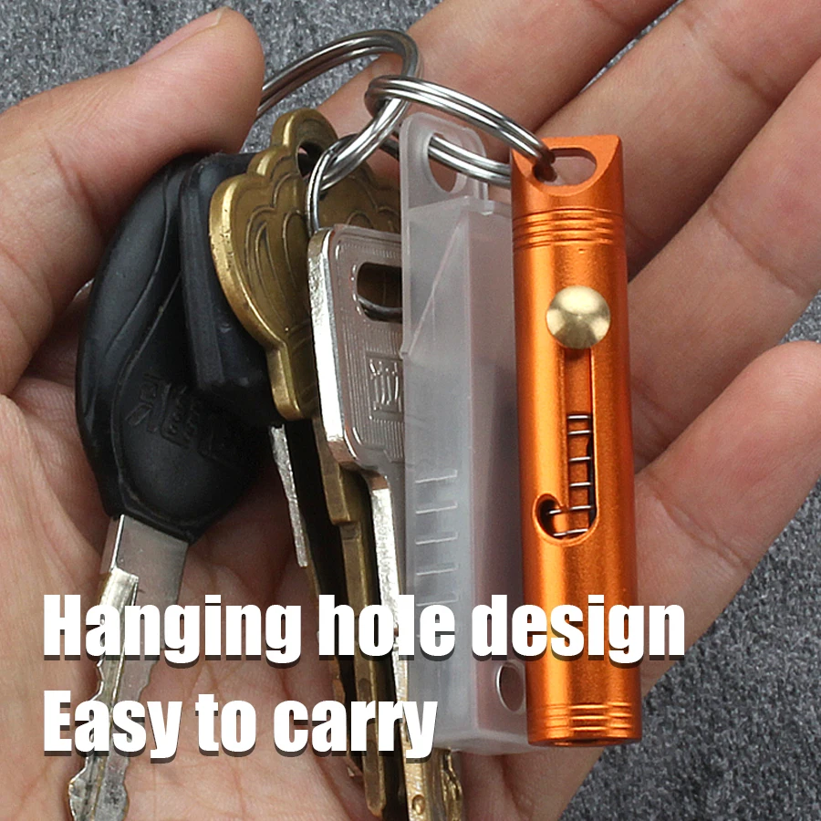 Outdoor Mini Box Opener Keychain Carrying Knife EDC Women's Unpacking Express Envelope Knife Portable Pocket Knife - imagen 2