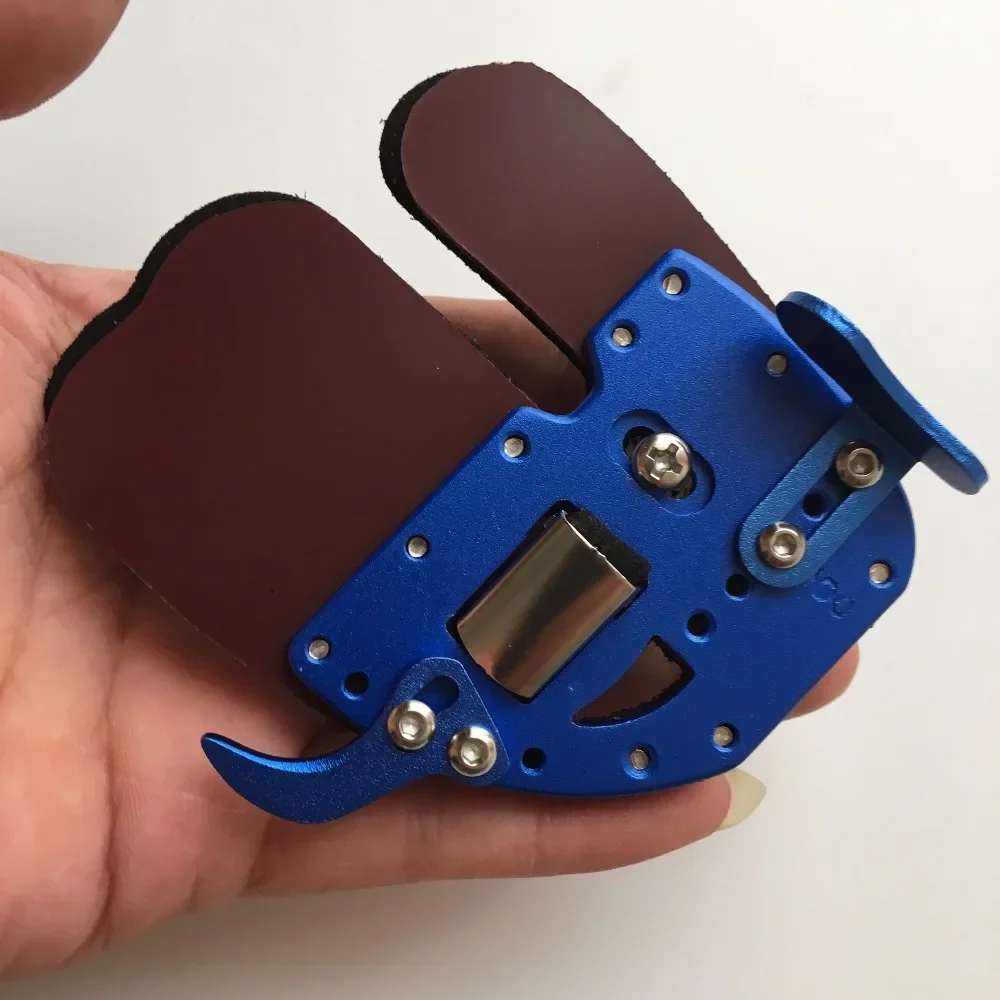 Pestaña de dedo de tiro con arco DECUT RUGB, Protector de dedo de tiro con arco izquierdo y derecho, almohadilla de protección, pestaña de guante para Protector de dedo de arco - imagen 3