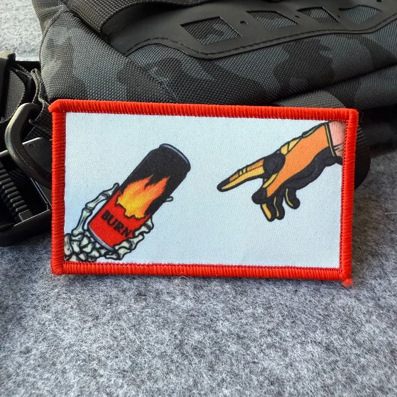 Parche divertido con gancho y bucle, insignia de moral, parches tácticos militares para mochila, ropa, chaqueta, apliques - imagen 2