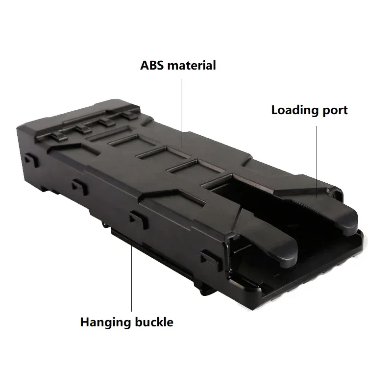 Bolsa militar para escopeta táctica, estuche MOLLE para pistola de caza, accesorios para exteriores, Airsoft, Paintball, Mag - imagen 3