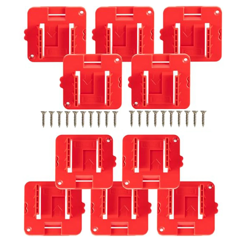 Soporte de batería para batería de litio Dewalt/Makita/Milwaukee de 18V, se puede fijar en la pared, empalme de batería, soporte de base de montaje de batería