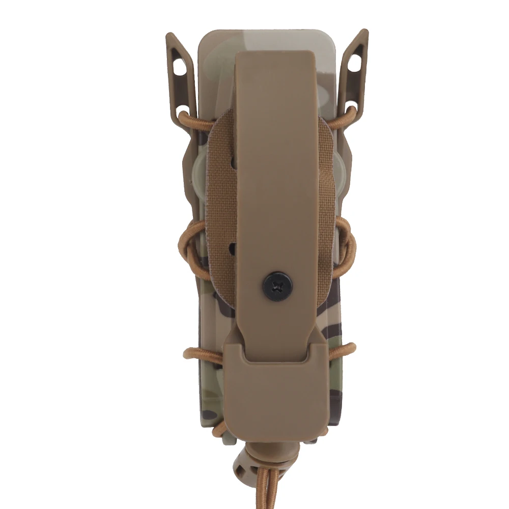 Airsoft 5,56 9mm bolsa para revistas todo terreno Molle liberación rápida AR15 Rifle pistola Mag funda funda táctica placa portadora Gear - imagen 4