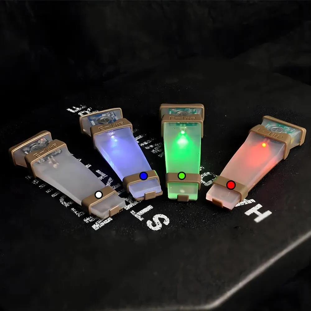 BOOIU Luz de marcador de identificación Personal, casco táctico, Flash de seguridad, luz de señal de supervivencia, caza, senderismo - imagen 5