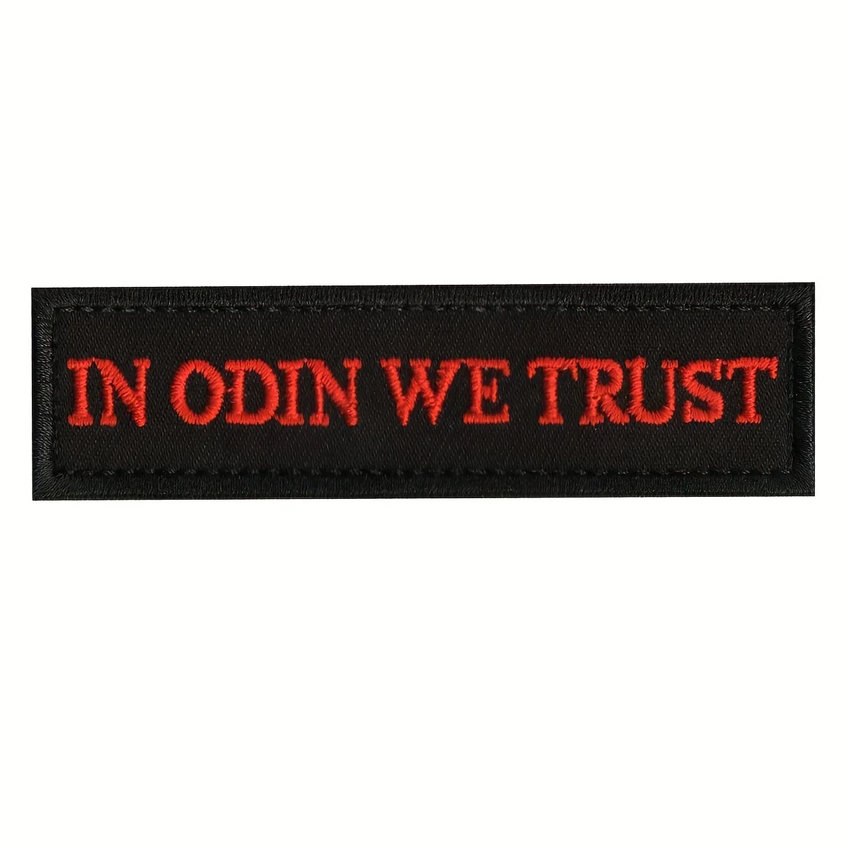 IN ODIN WE TRUST Parche táctico Velcros - Parche bordado con gancho y bucle Parches militares Insignia para chaquetas de mochila - imagen 2