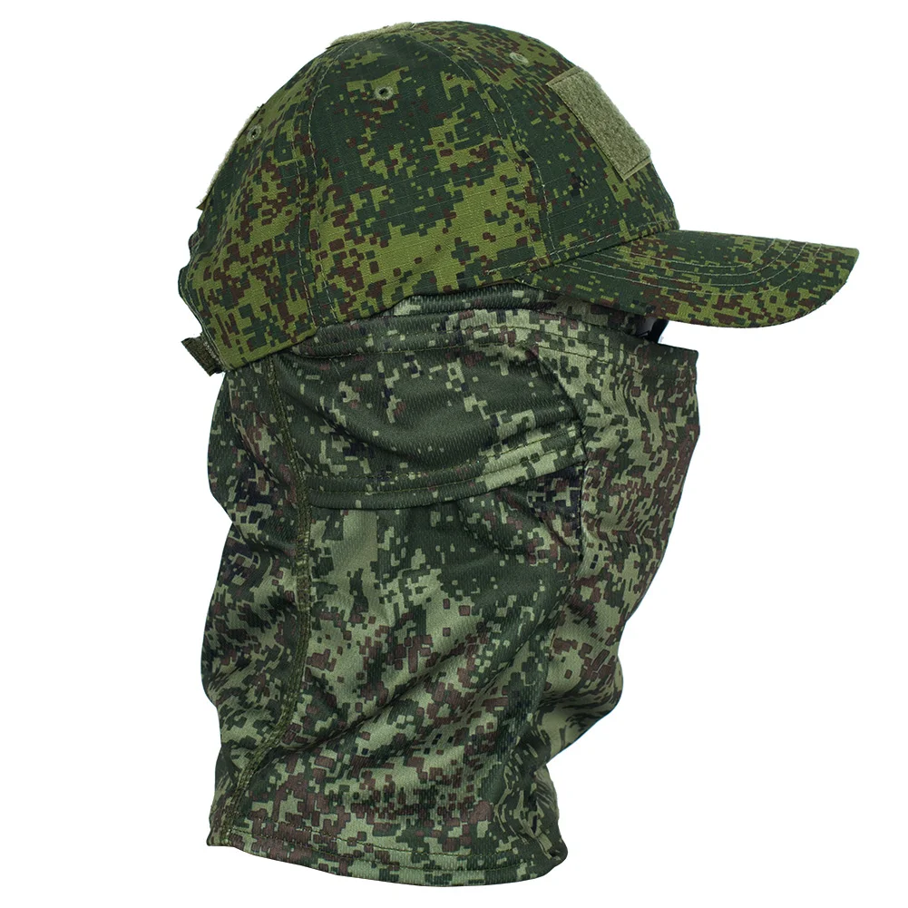 Gorra de ciclismo con máscara táctica, gorro de béisbol, gorro de punto elástico para exteriores - imagen 4