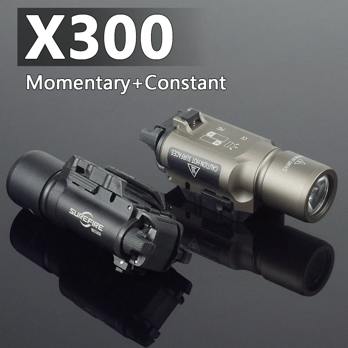 SureFire X300 IR linterna para riel de 20 mm, 600 lúmenes, aluminio