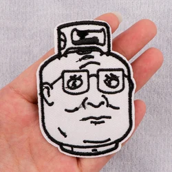 Parches bordados para la oficina, insignias para planchar en la ropa, vestido DIY, Jeans, sombrero, accesorios de ropa, pegatinas de apliques de serie de televisión