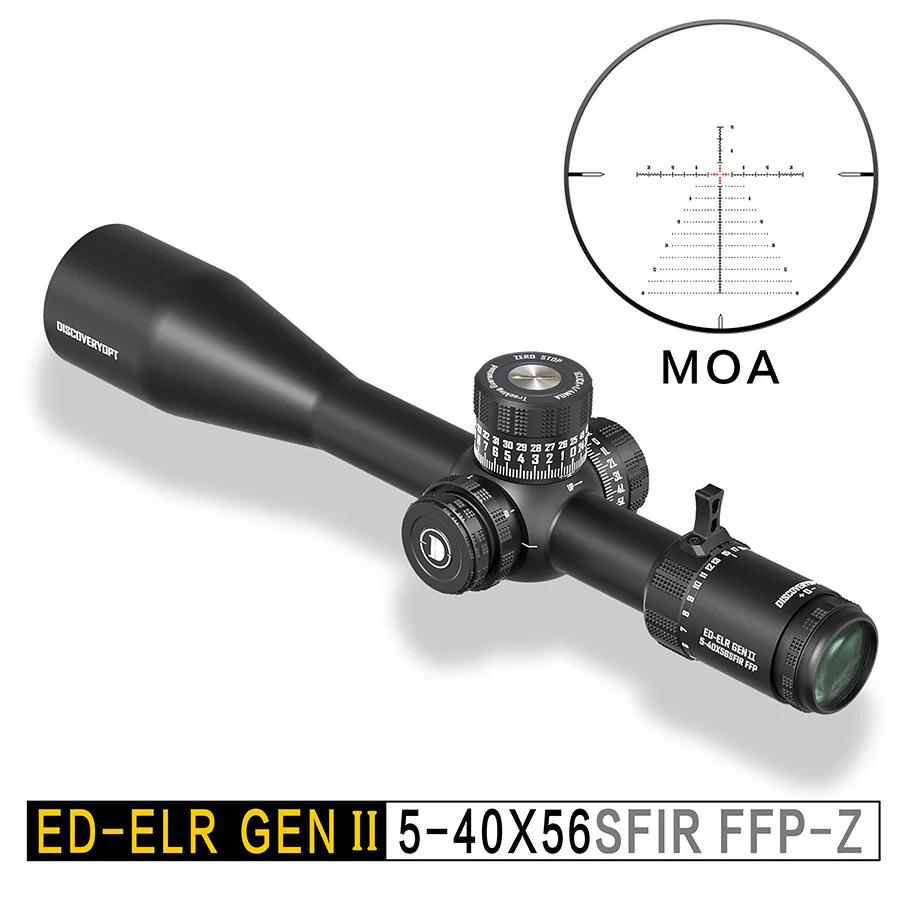 Nuevo Discovery ED GENII 5-40X56SFIR FFP MOA mira táctica superalta definición iluminada a prueba de golpes alcance primer plano Focal R