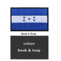Parche bordado bandera Honduras – Velcro para brazalete táctico