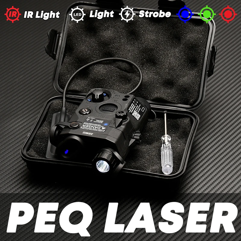 PEQ-15 linterna táctica IR NGAL con riel Picatinny