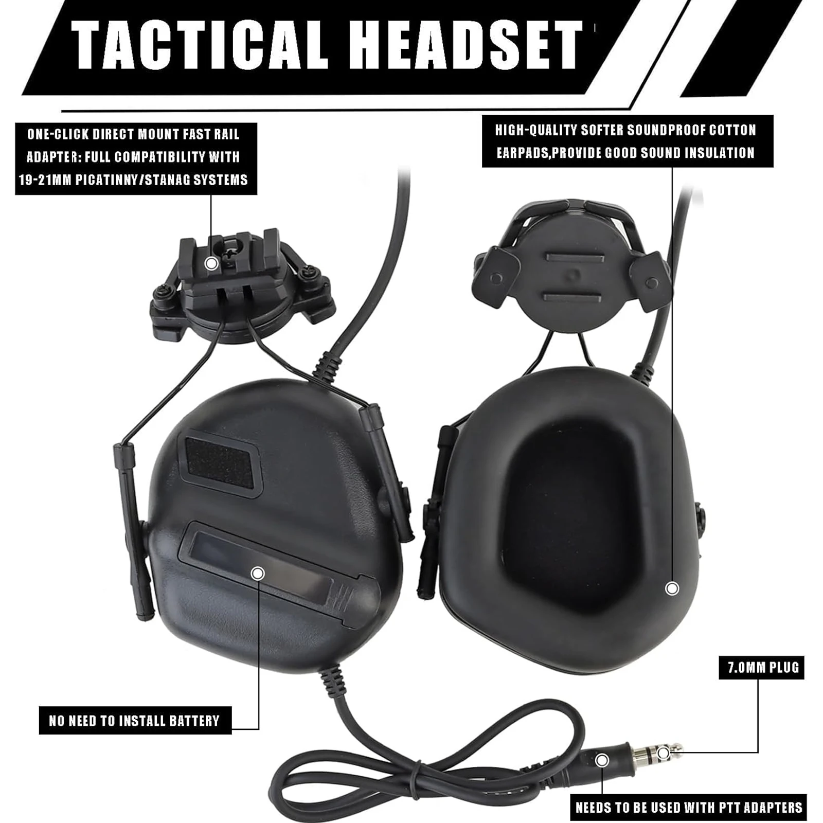 Casco táctico Ghost airsoft con gafas de visión nocturna GPNVG18 - imagen 4