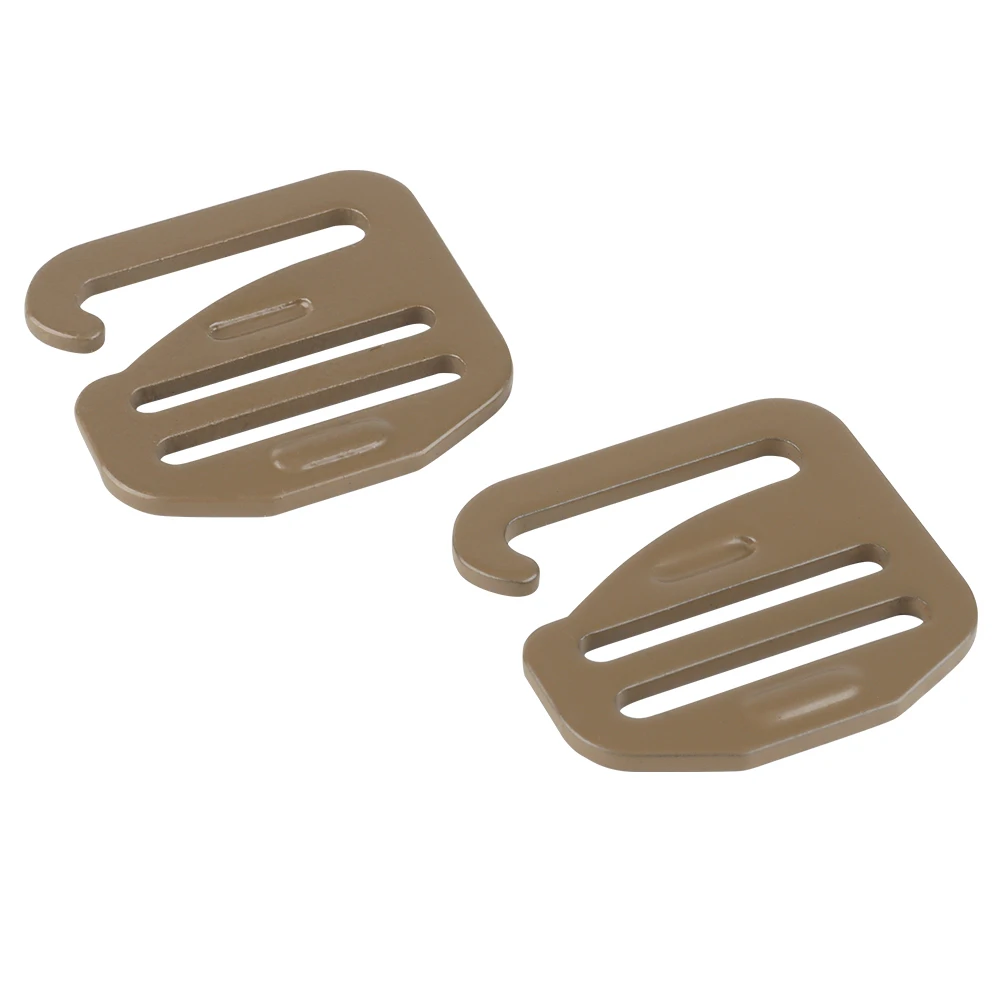Gancho G para correa táctica FCPC Airsoft chaleco DON/DOFF Kangaroo MAG, Conector de bolsa Modular, accesorios de punto de fijación, 1 par - imagen 2
