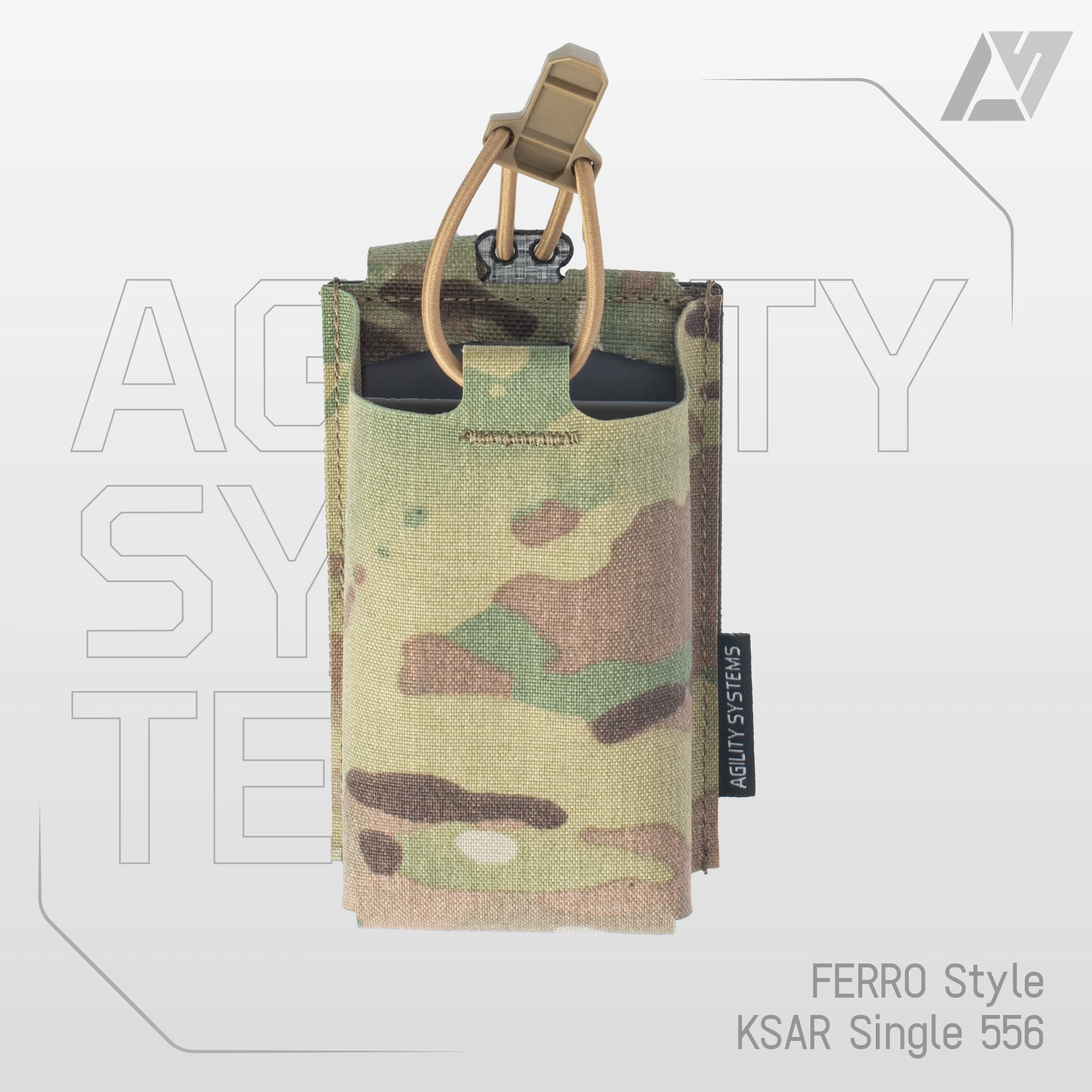 Funda táctica MOLLE Ferro KSAR estilo individual – para cargador - imagen 2