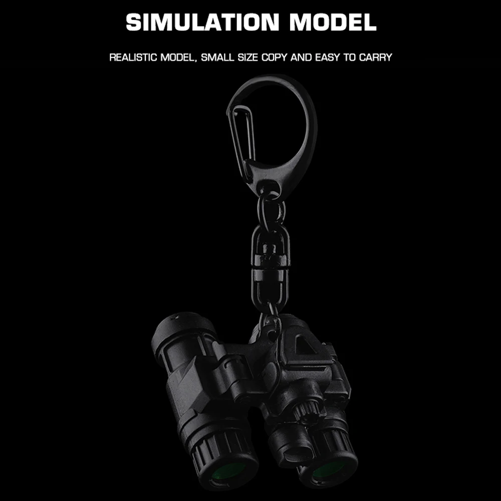 LLavero táctico NVG de visión nocturna, modelo simulado GPNVG18/PVS31 para mochila, llavero de caza, accesorios de colección de juegos Airsoft - imagen 2
