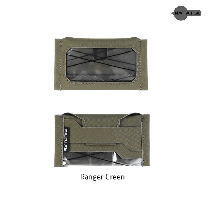 PEW TACTICAL EDC Estuche portátil para tarjetas bancarias Bolsa táctica de tela XPAC Molle 500D Nylon
