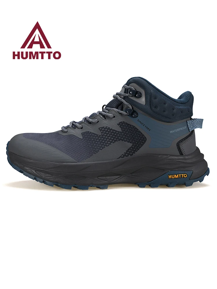 HUMTTO-zapatos de senderismo para hombre, botas de caza impermeables, botines tácticos de combate en el desierto, botas de trekking para mujer, zapatillas de viaje de malla - imagen 5