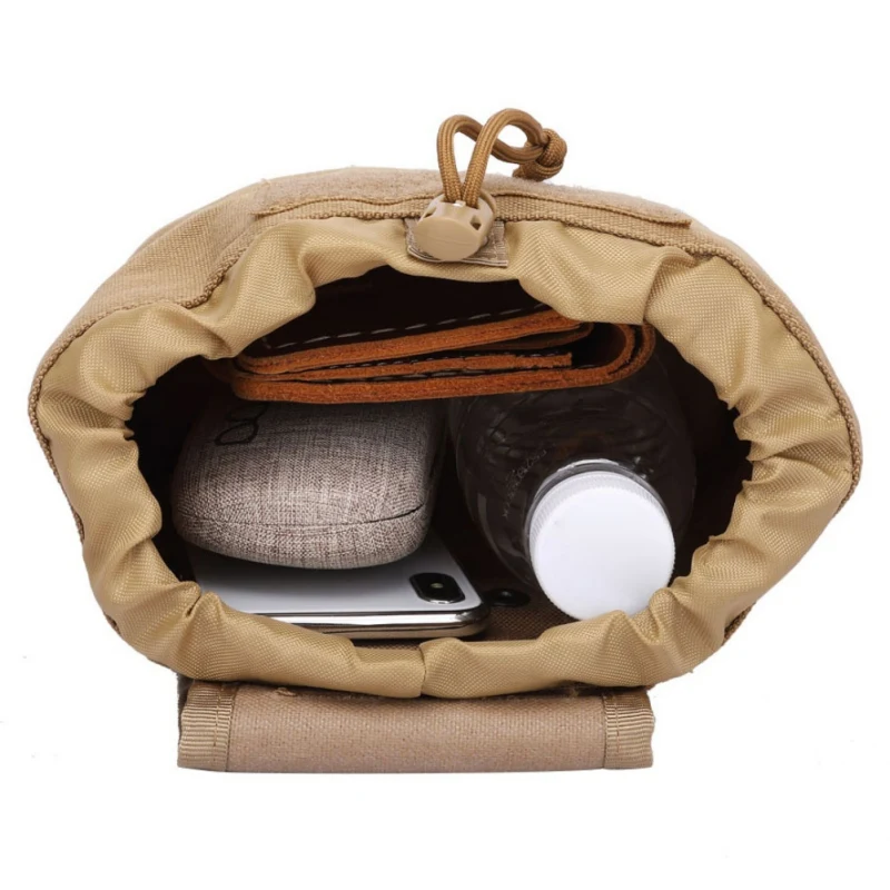 Bolsa táctica plegable Molle para caza al aire libre, riñonera para Airsoft, munición, herramienta de utilidad Mag - imagen 3