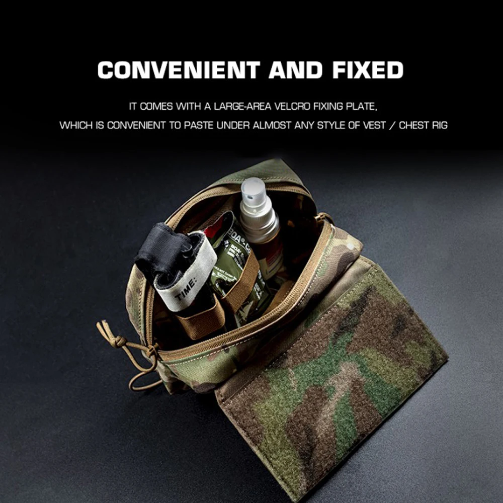 Bolsa tipo saco estilo SS Mk3 MK4, bolsa de descarga Abdominal, riñonera para chaleco táctico, portador de placa, accesorio de aparejo de pecho - imagen 4