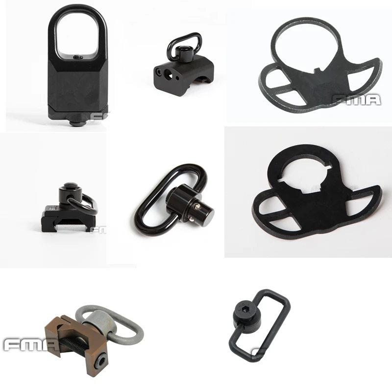 GBB-anillo de montaje de alcance giratorio QD de separación rápida para 223 AR15 MP7, accesorios de caza, Compatible con riel de 20mm