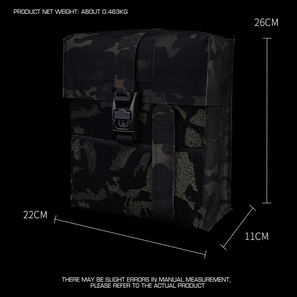 Bolsa de almacenamiento táctica para Dron, desplegable rápido, para caza al aire libre, Camping, deporte, funda para Dron portátil, chaleco MOLLE Airsoft, equipo portador de placa - imagen 3
