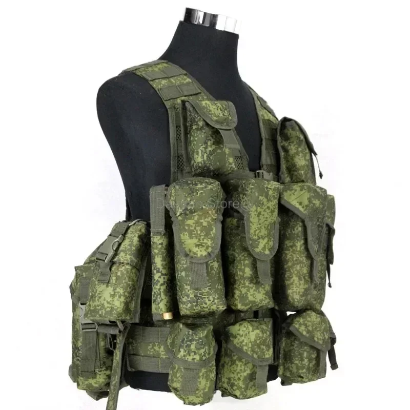 Chaleco táctico EMR para hombre pequeño, equipo de combate, Camuflaje ACU, MOLLE, uniforme de Cosplay de soldado al aire libre, conjuntos completos, 6sh117 - imagen 3